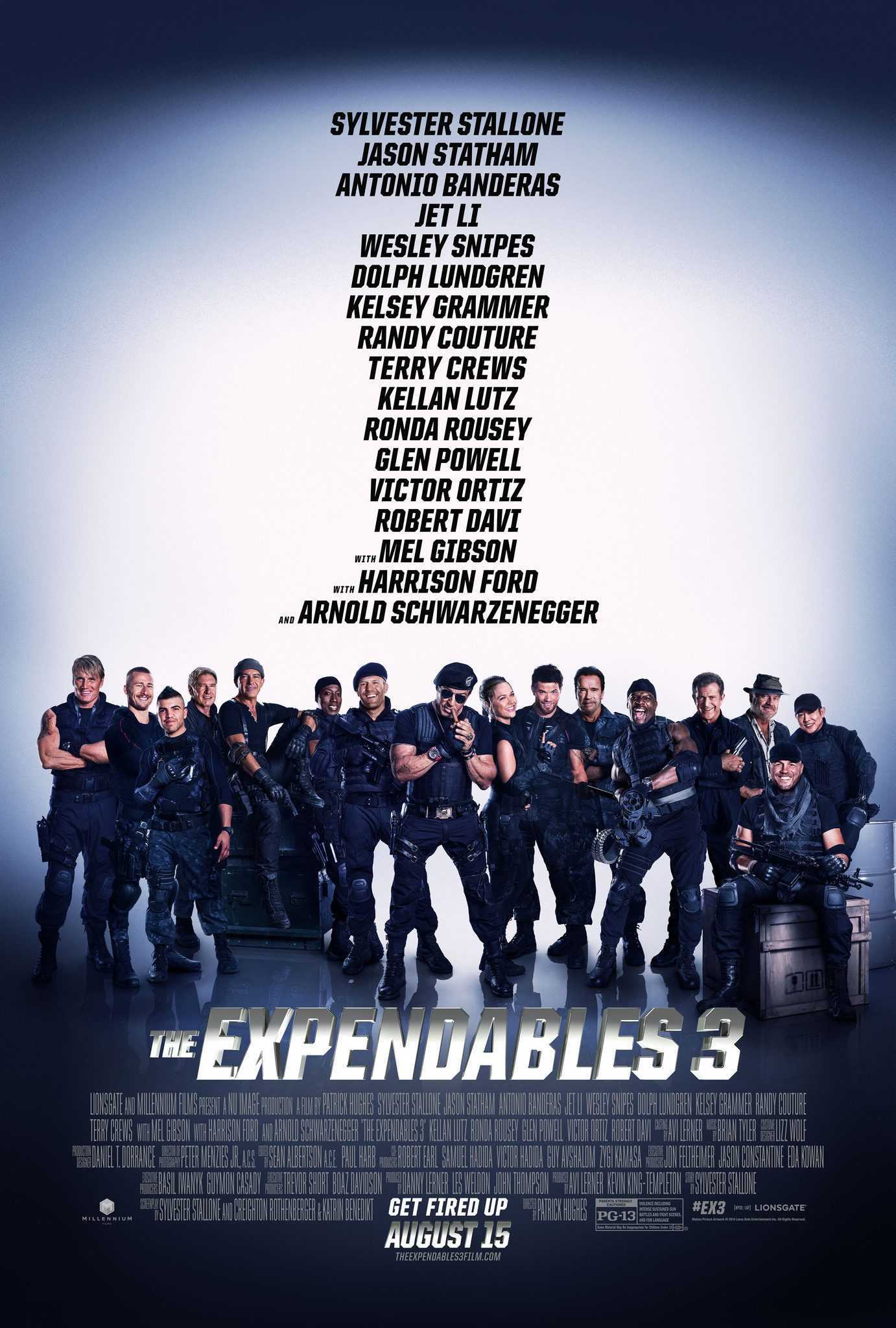 تصویر فیلم بی مصرف ها ۳ The Expendables 3 2014