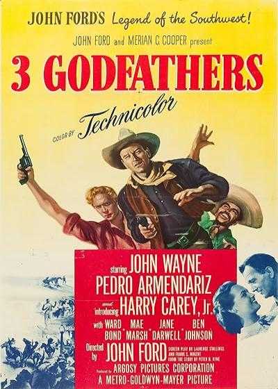 تصویر فیلم سه پدرخوانده 3 Godfathers 1948