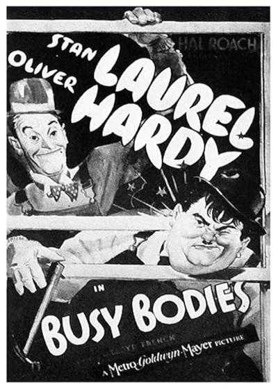 تصویر فیلم لورل و هاردی: فضول باشی Busy Bodies 1933