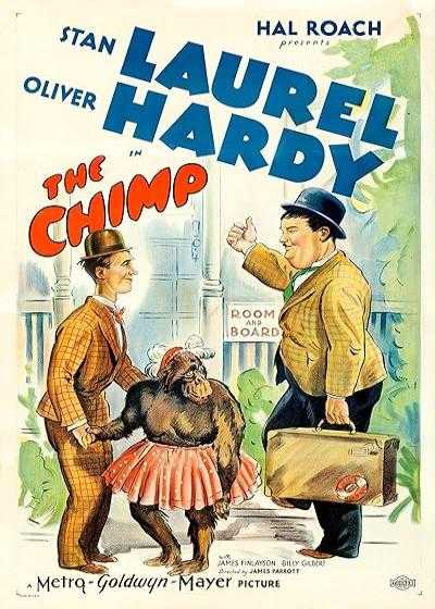 تصویر فیلم لورل و هاردی : شامپانزه The Chimp 1932