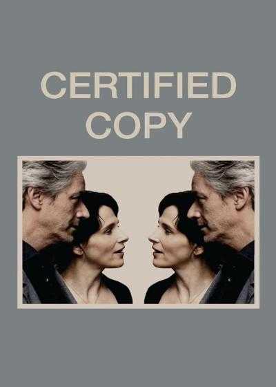تصویر فیلم کپی برابر اصل Certified Copy 2010