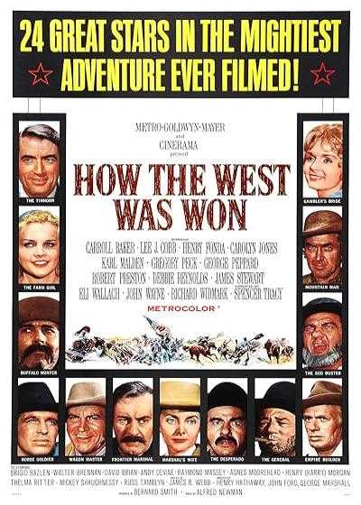 تصویر فیلم چگونه غرب تسخیر شد How the West Was Won 1962