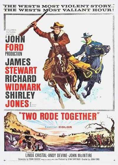 تصویر فیلم دو نفر با هم تاختند Two Rode Together 1961